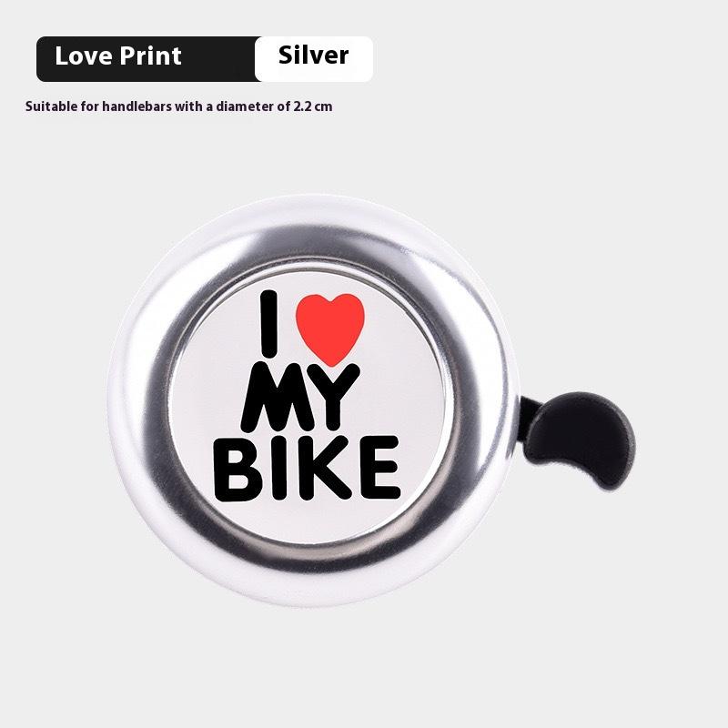

Bike Bell Aluminum Alloy Mtb Bike Safety Warning Alarm Cycling Handlebar Bell Ring Mini Horn Cycling Accessories серебряный