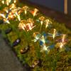 Butterfly/Flower Solar Lights Outdoor Decor Smart Sensor with Auto Brightness, Garden Path Patio Lighting, Perfect Holiday Gift