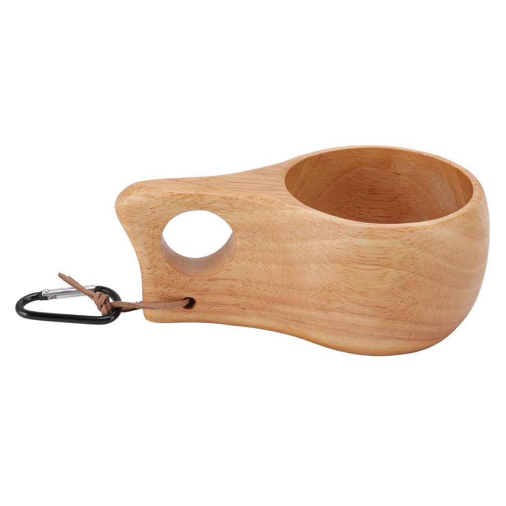 Wooden Cup Finland Style Handmade Natural Portable Mug Drinking Cup for Coffee Tea Milk