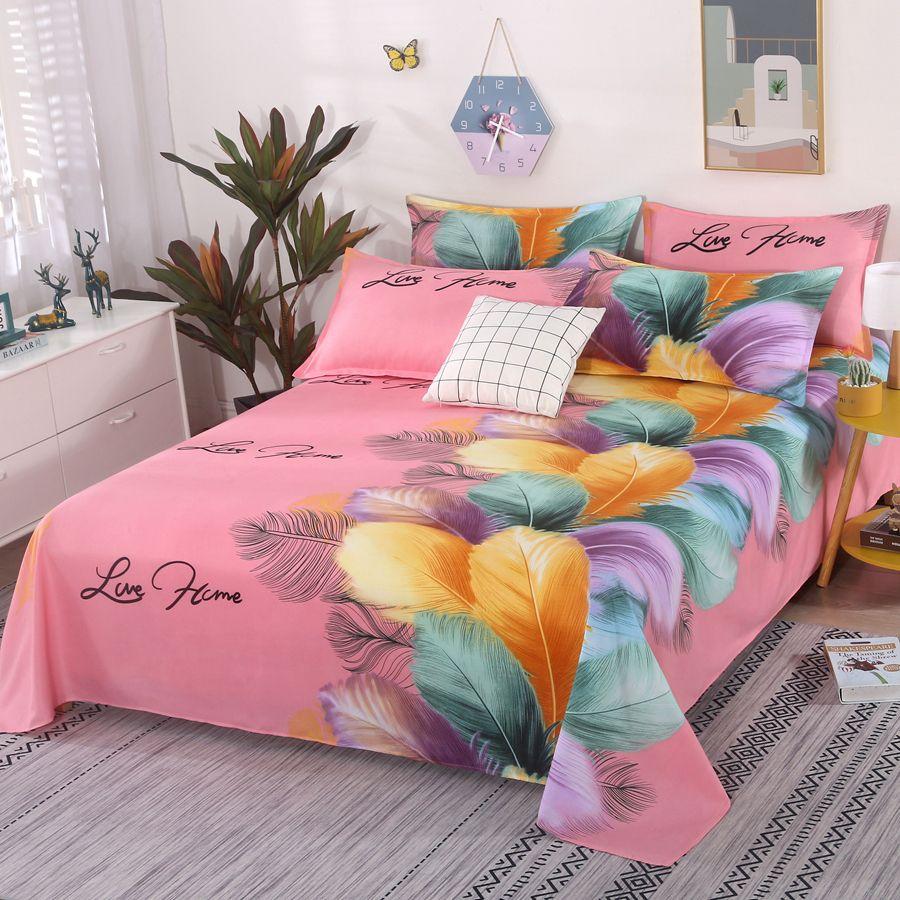 Simple Thickened Bed Sheets for All Seasons, Single and Double Bed Sheets In Multiple Specifications