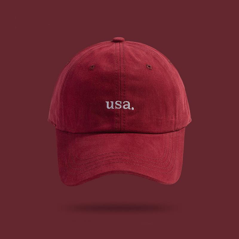 High quality Hat for Men and Women Embroidered Soft Top Baseball Cap Korean Version Versatile Street Student Couple Baseball Cap Showing Small Face