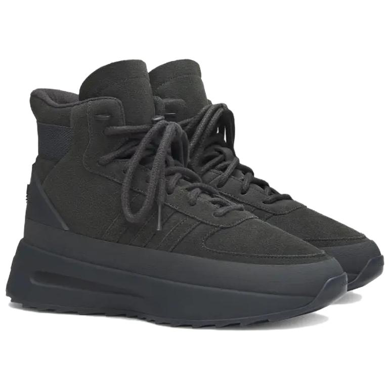 Heren Fear of God Athletics x adidas Los Angeles Hiker Carbon Unisex Sneakers Zwart IE6208