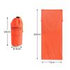 Self-heating Sleeping Bag Cover, Envelope-style, for Outdoor Camping and Hiking, Orange