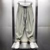 Ice Silk Men's Casual Pants Summer New Style Loose Straight Tube Quick Dry Air Conditioning Sports Nine Points Thin