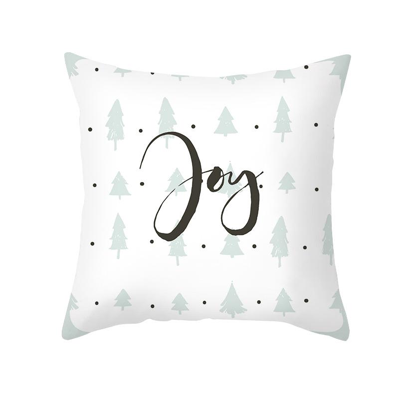 New Nordic Print Christmas Pillow Cover Cartoon Christmas Series Sofa Cushion Cover Home