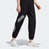 adidas Neo Solid Stripe Casual Tapered Knit Sports Pants Women Bottoms Black HN2388