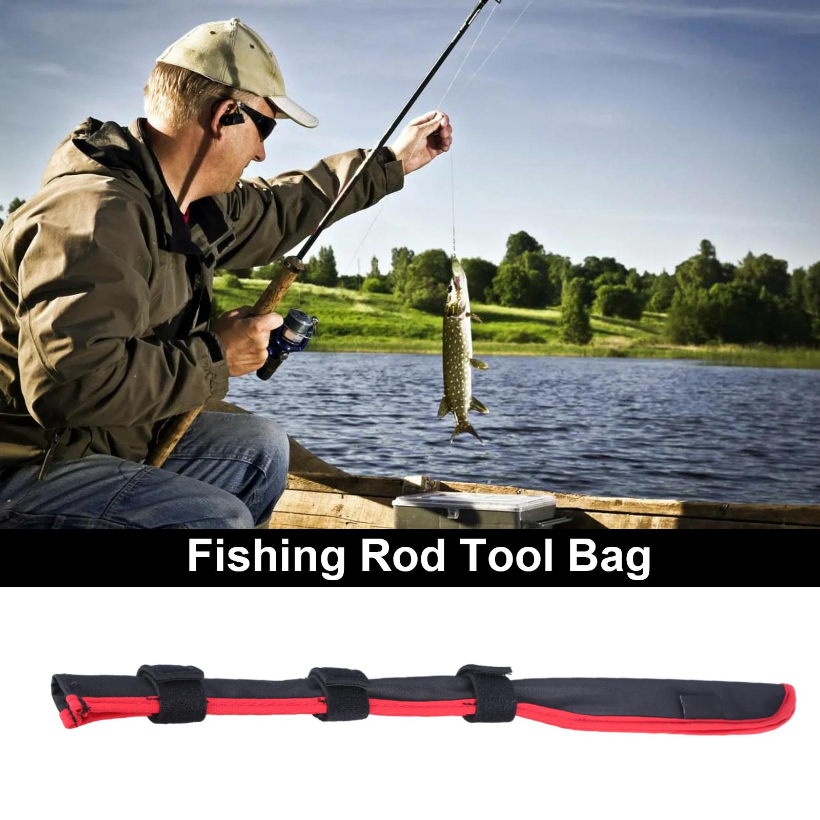 

Прочный защитный чехол для наконечника удочки, сумка для снастей, портативный складной защитный чехол для наконечника удочки, сумка для хранения удочек 2PCS