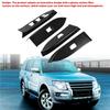 WO-For Mitsubishi Pajero 2007- Car Inner Window Lift Switch Button Panel Cover Trim Frame Decorative Accessories