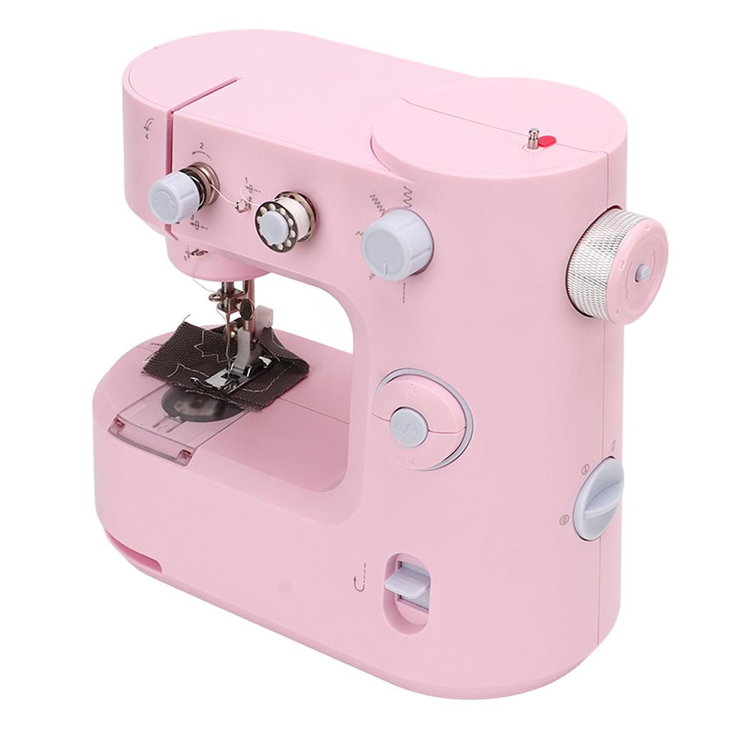Sewing Machine 5 Stitch Portable Small Overlock Multifunctional Home Sewing Machine for Family