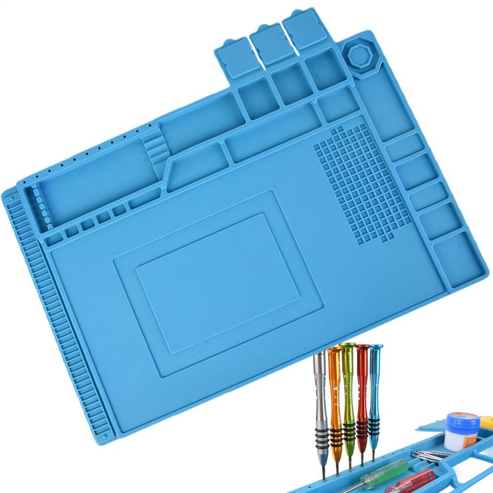 45 *30cm Watch Repair Work Pad Soldering Station Heat Resistant Pad Watch Repair Non-slip Silicone Mat For Watchmaker Tool