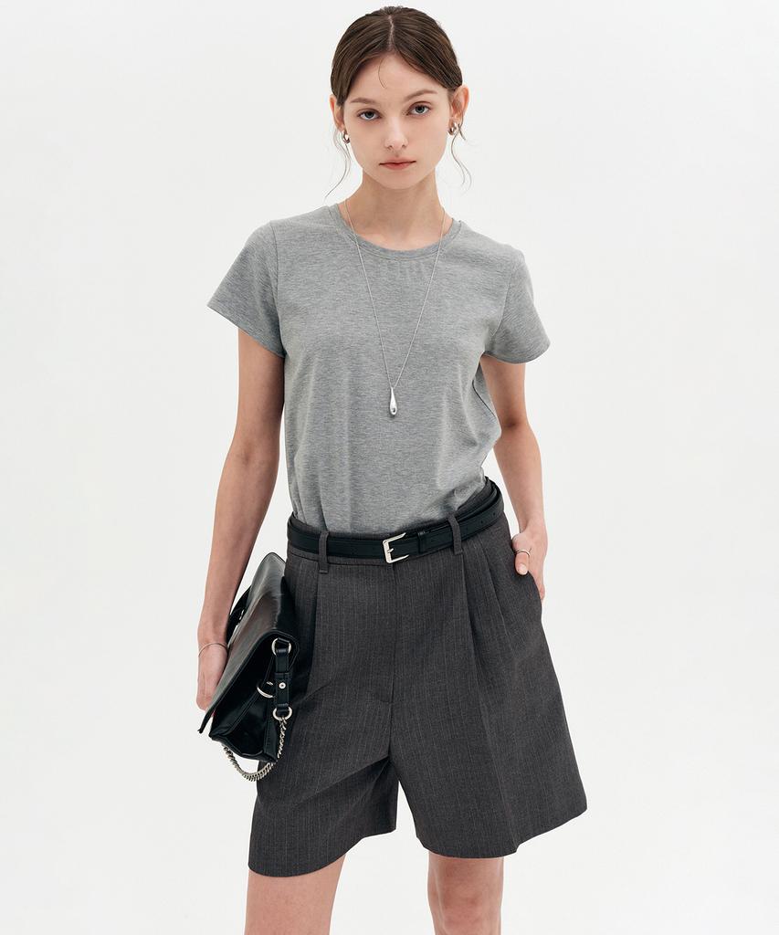 Lugkaeseuteu Paulette Basic T-Shirt / Paulette Basic T-Shirt_6Colors