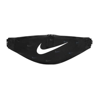 Zipper Closure Small Logo All Over Print Front Large Logo Print Polyester Waist Bag Unisex Waist Bag Black DQ6954-010