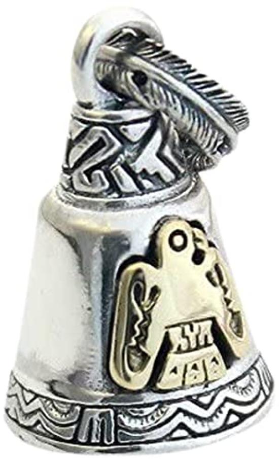 

good vibrations Eagle Bell Pendant Silver