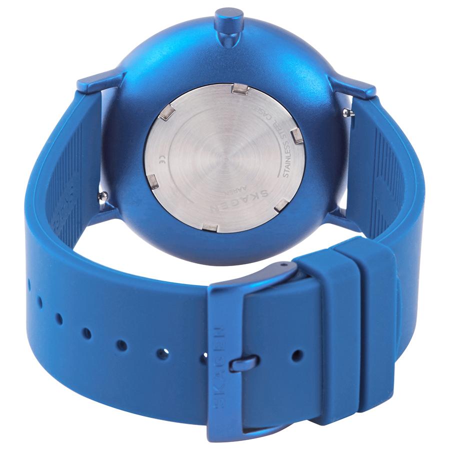 Skagen Aaren Kulor Aluminium Quarz Blaues Zifferblatt Unisex Uhr Damen Quarz Uhr 30m 41mm Stunde SKW6508