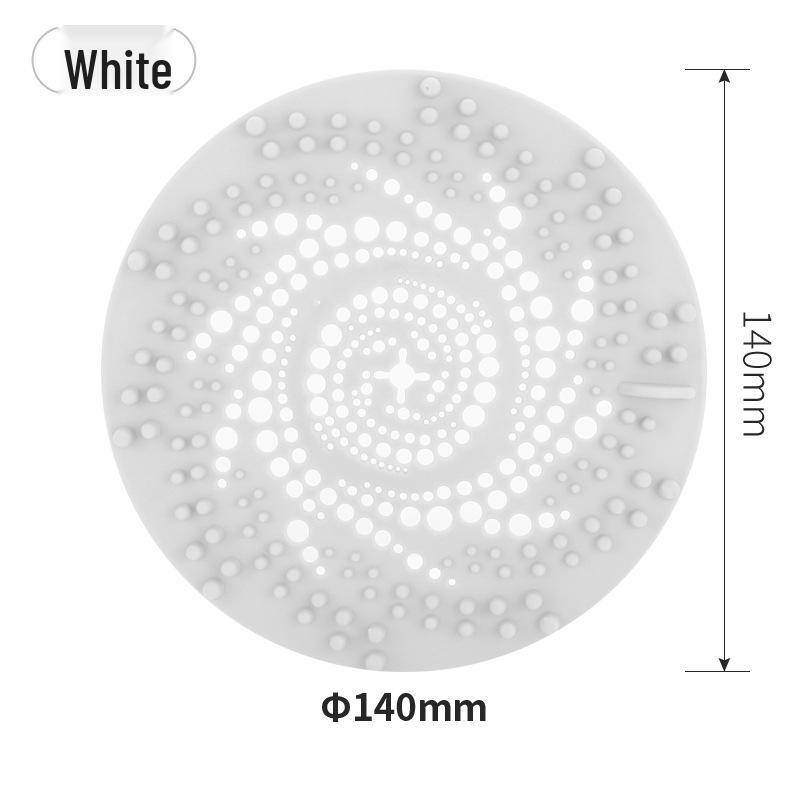 Anti-Clog Bathroom Floor Drain Cover & Seal белый