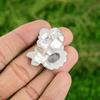 Womens Day Deal Natural Rainbow Moonstone 925 Sterling Silver Promise Boho Ring