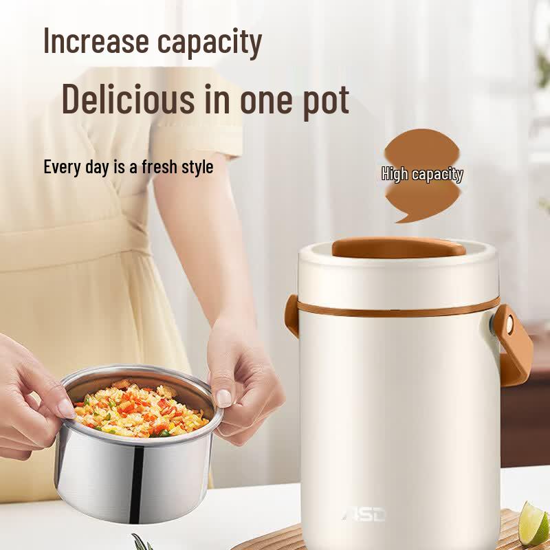 ASD 304 Stainless Steel Vacuum Insulated Lunch Pot