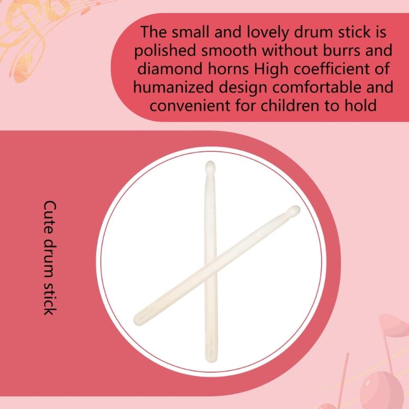 Orff Indian Drum Wooden Hand Drum Handheld Double Sided Tambourine Beginner Percussion Instrument Children Musical Toy