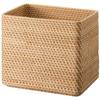 MUJI Stackable Rattan Rectangular Extra Large Width 36 X Depth 26 X Height 31 Cm 38309819 Basket, (V) Approx.