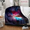 Enigmatic Blue Eyes Blanket Sofa Blanket Camping Trip Air Conditioning Blanket Office Rest Blanket Christmas Gifts