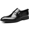 British Luxury Casual Men Business Leather Shoes Outdoor Fashion Brand Antiskid Formal Loafers Italian Male Wedding Flats Shoes