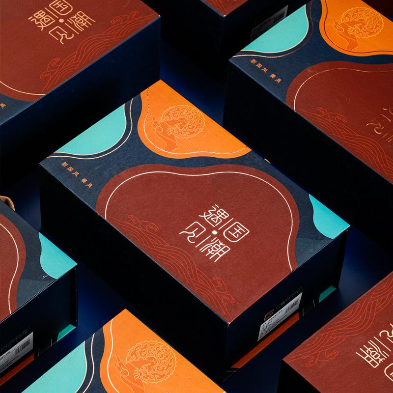 Lernen Sie den nationalen Trend kennen Keramik Kultur- und Kreativ-Teetasse Geschenkbox Hochpräzise Tasse Veranstaltung Frühlingsfest Souvenir