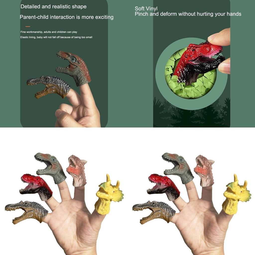 Dinosaur Finger Puppet Toy Set For Kids Fun And Educational Learning Tools For Children