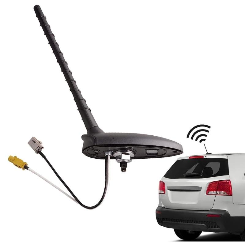 Universelle Autoantennenbasis mit eingebauter Antenne. Stilvolle Autoantennenhalterung verbessert den Signalempfang und die Audioqualität