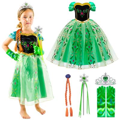 Anna Frozen Costume Carnival Christmas Tree St. Andrew's Day Costume Size 142