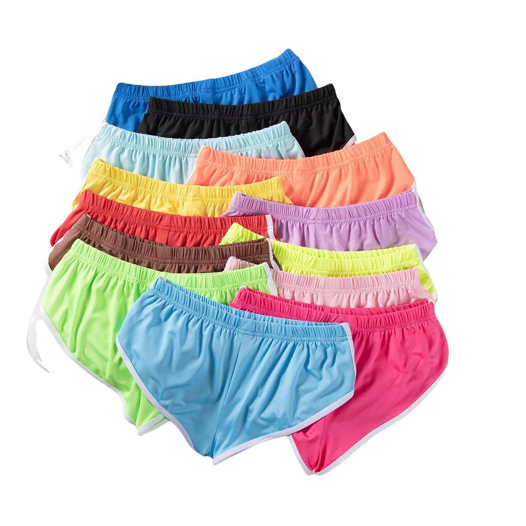 060# New Summer Women's European American Fashion Sexy Elastic Running Shorts Yoga Pants