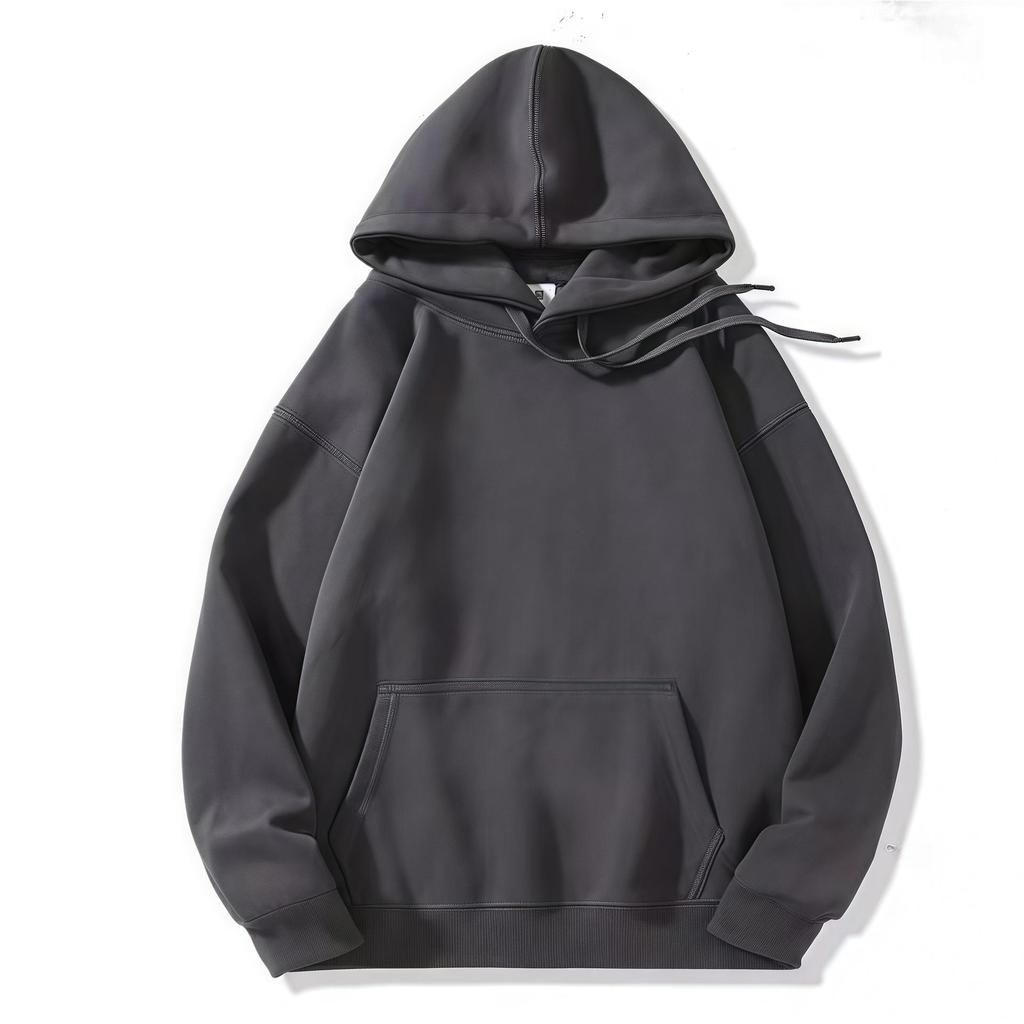 Customizable Men's Casual Loose Fit Hoodie 320g Cotton - Add Your Logo