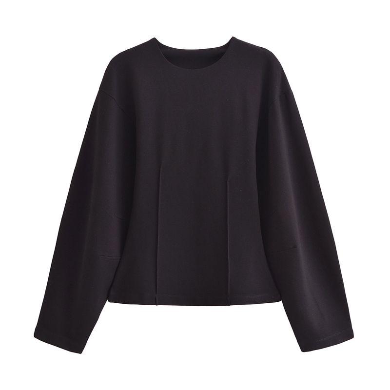 Kaslead New Arrival Women's Fashion Style Double-Sided Cloth round Neck Tops Casual Pants 3641859 3641860