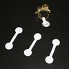 100pcs/bag Blank Price Tags Necklace Ring Jewelry Labels Paper Stickers