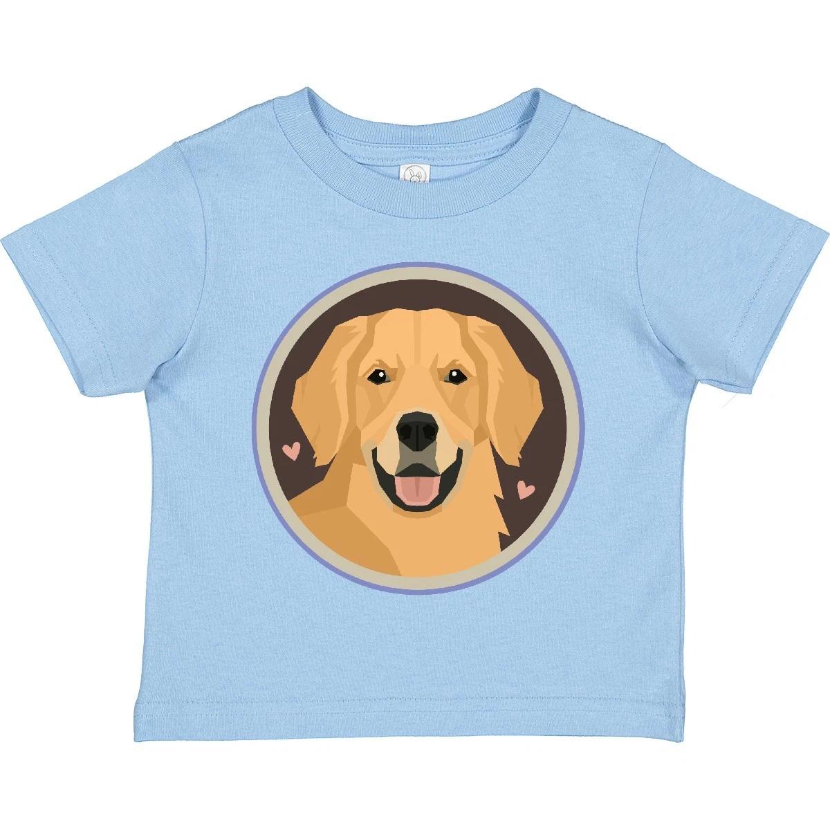 Inktastic Golden Retriever Dog Toddler T-Shirt Pets Puppy Breed Retrievers Child 140