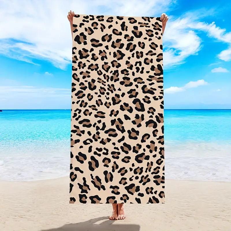 Microfiber Beach Towel Digital Printing Quick-Drying Double-Sided Velvet Class A Large Bath Towel Plus Towel