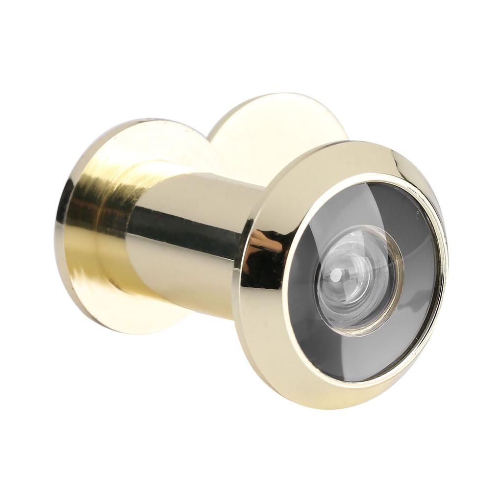 Home Security Optical Glass Wide Angle Door Viewer Door Scope Viewer (Gold)