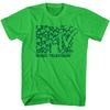 MTV Lucky Shamrock Logo Men's T Shirt St Patricks Clover Green Music Television