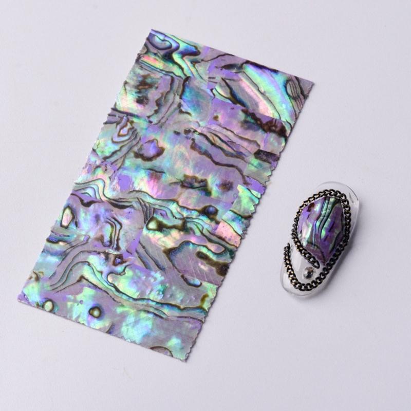 Abalone Shells Sticker Sheet Self Adhesive for Jewelry Making Craft Photo Album Phone Case Embellishment