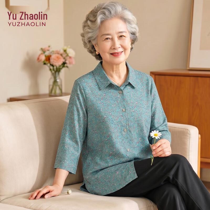 YUZHAOLIN Women s Breathable Summer Lapel Shirt 4XL