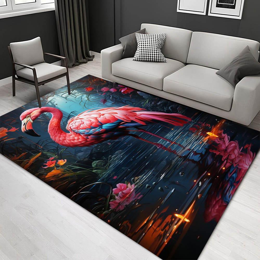 

1pc 1492399130Pattern Carpet, Area Rug For Living Room Bedroom Room Bed Chair Laundry Entryway Corridor Yard Non-slip Outdoor Camping Rug Fl 60cm by 90cm