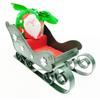 Sled Ornament with Santa & Deer - Self-Assembly