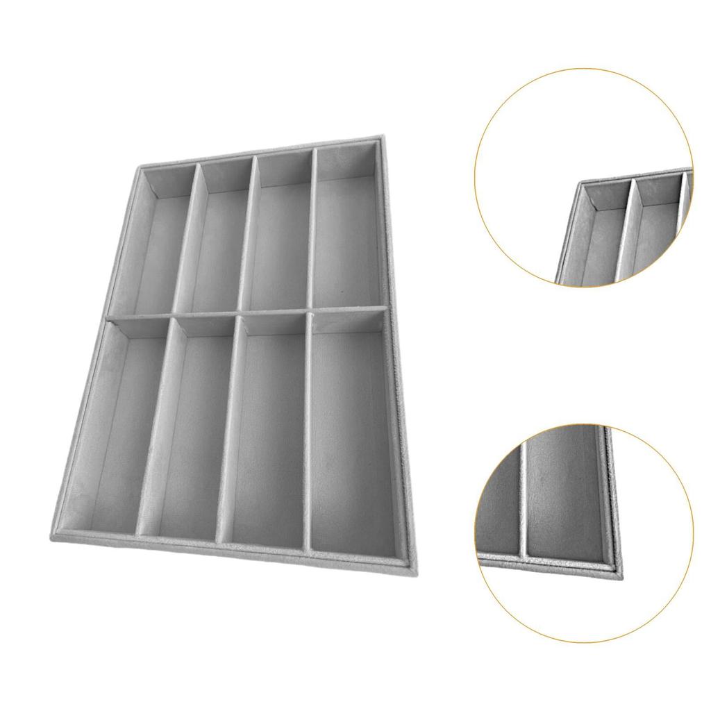 Glasses Display Tray Lightweight Eyeglasses Display Case Multipurpose Eyewear Storage Box for Dresser Travel Desktop Store Home