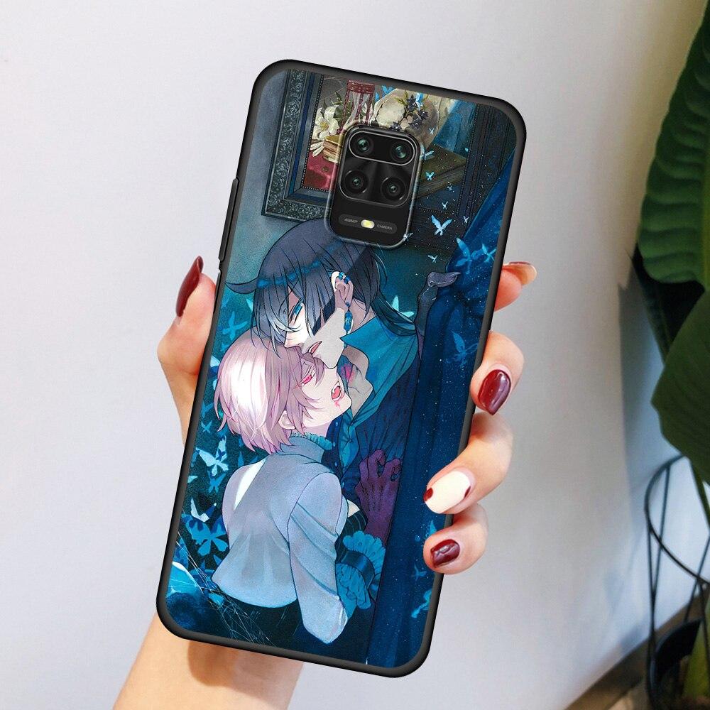 Anime Die Fallstudie von Vanitas Telefon Fall Für Xiaomi Redmi Hinweis 9S 9 8 7 10 Pro 8T 9C 9A 8A K40 Weiche Schwarze Abdeckung Coque Funda