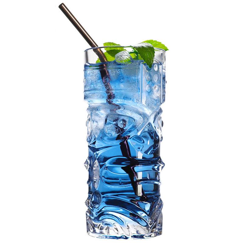 Crystal glass large bar tiki cup tiki cup Hawaiian cocktail cup grimace cup high value water cup