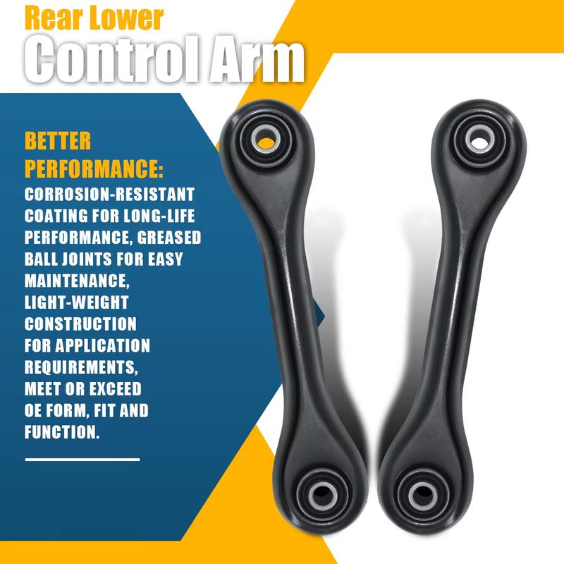 Svenubee 4Pcs Rear Lower Control Arms Suspension Kits for Mazda 3 5 Volvo C30 S40 2000 2001 2002 2003 2004 2005-2018 K660012