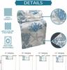 Summer Beach Coral Starfish Linen Table Runner Dresser Scarves Decor Reusable Kitchen Dining Table Runner Holiday Party Decor