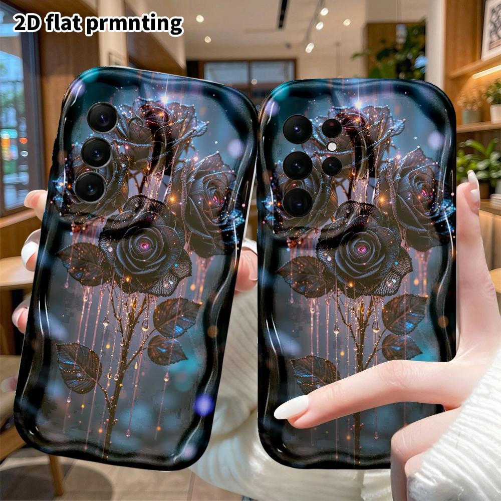 Phone Case: 2D Flat Samsung Galaxy A34 A35 S20 S22 S21 FE Plus Ultra Protective Case, Four Bouquets, Christmas and Halloween Gifts
