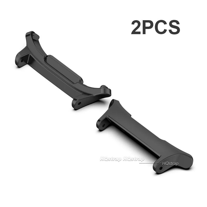 

2pcs Metal Connector for Samsung Galaxy Watch 7 Ultra 47mm Stainless Steel Watch Adapter 20mm 22mm 24mm Watch Band Connectors 20mm чёрный
