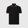 Classic Striped Men's Short-Sleeved Polo Shirt