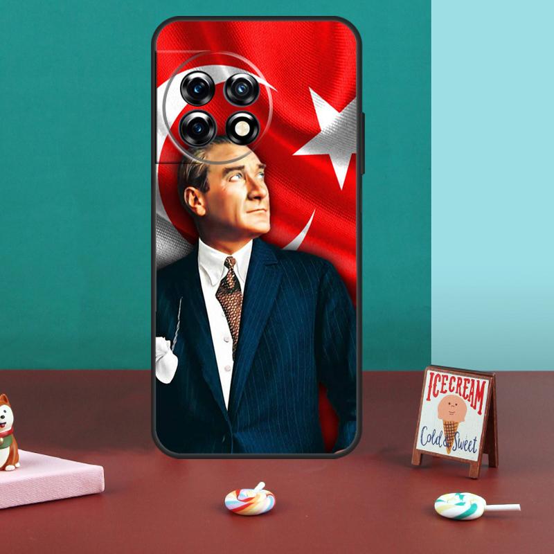 

Turkish Ataturk Flag Case For OnePlus 10T 8T 10R 12R 13R 13s 13 12 11 9 Nord 5 CE 2 3 4 Lite N10 N20 N30 Cover OnePlus 11